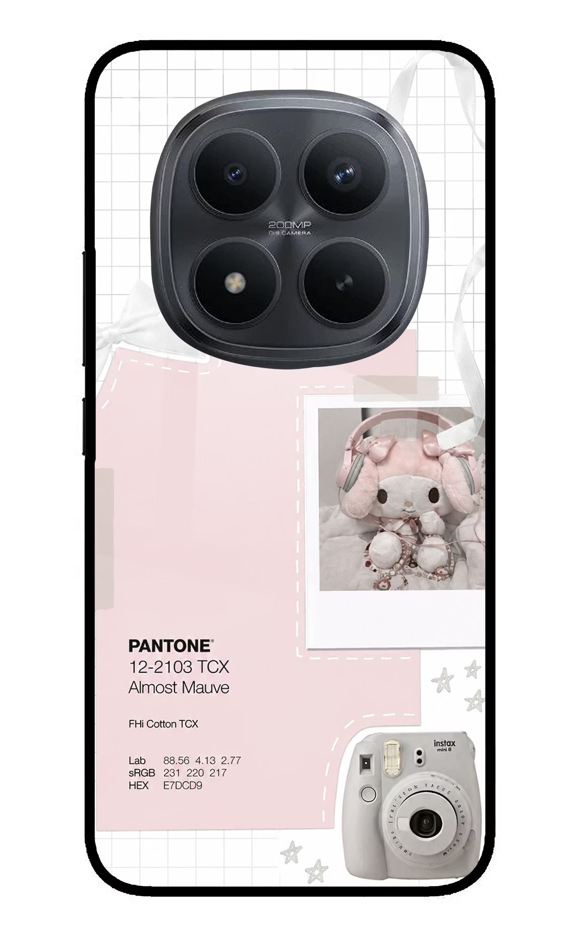 Pantone Asthetic Redmi Note 15 Pro+ 5G Glass Case