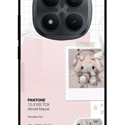 Pantone Asthetic Redmi Note 15 Pro+ 5G Glass Case Back Cover by Casekaro