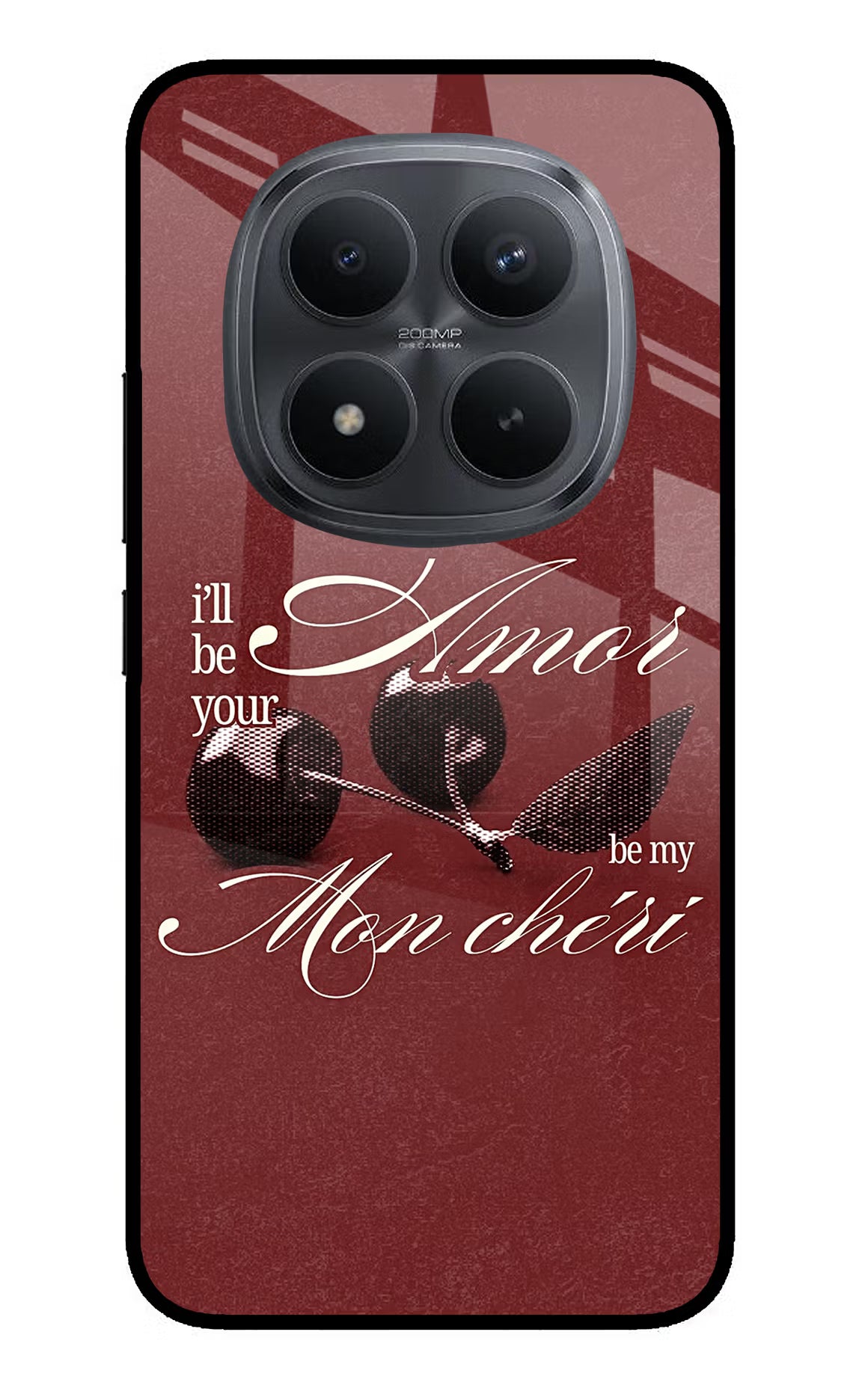 Velvet Cherry Redmi Note 15 Pro+ 5G Glass Case