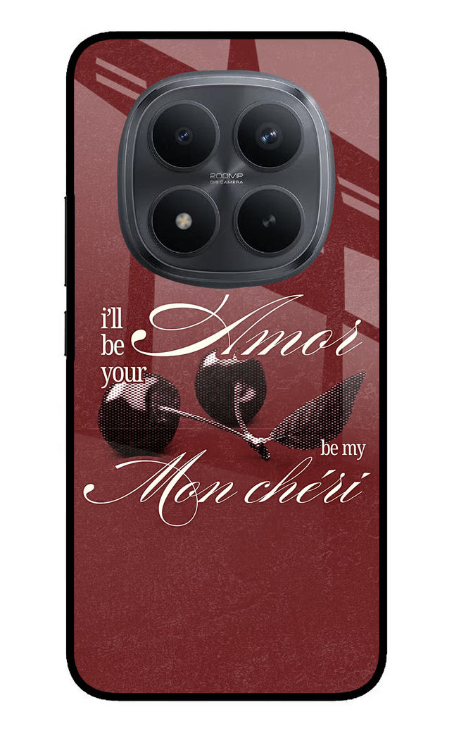 Velvet Cherry Redmi Note 15 Pro+ 5G Glass Case Back Cover by Casekaro
