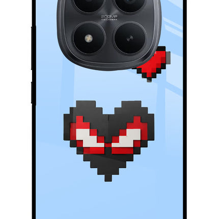 Peter Heart Redmi Note 15 Pro+ 5G Glass Case Back Cover by Casekaro