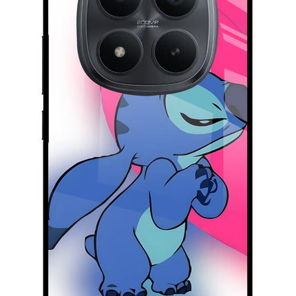 Stitch Hug Redmi Note 15 Pro+ 5G Glass Case Back Cover by Casekaro