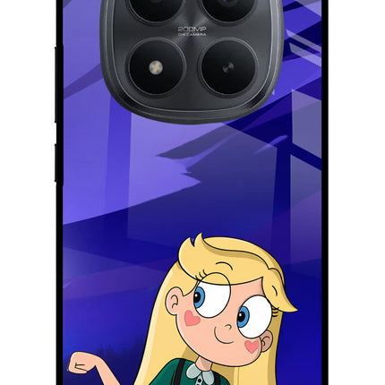 Star Glow Redmi Note 15 Pro+ 5G Glass Case Back Cover by Casekaro
