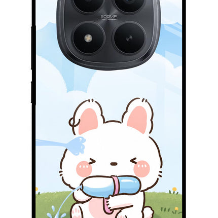 Bunny Treat Redmi Note 15 Pro+ 5G Glass Case Back Cover by Casekaro