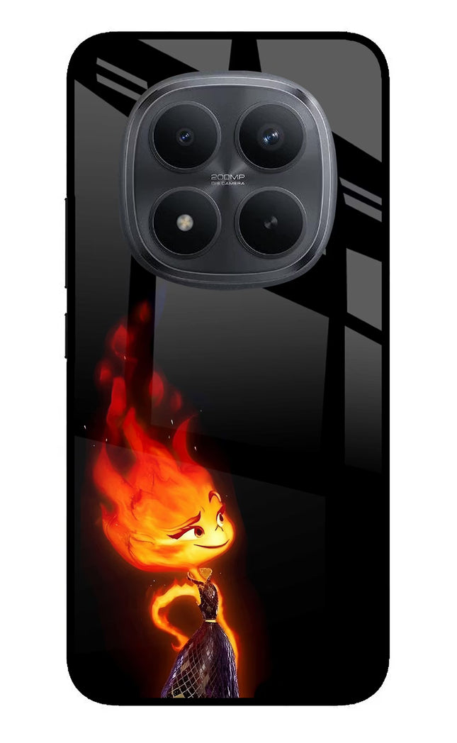 Ember Flame Redmi Note 15 Pro+ 5G Glass Case Back Cover by Casekaro