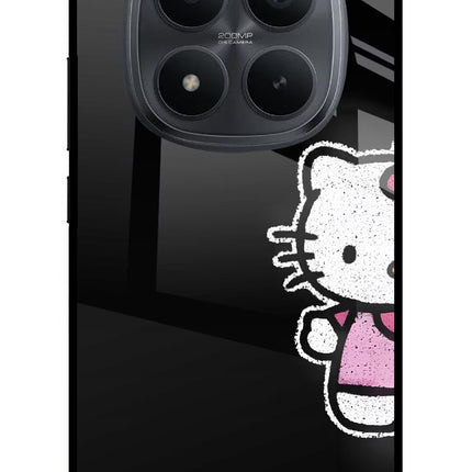 Kitty Charm Redmi Note 15 Pro+ 5G Glass Case Back Cover by Casekaro