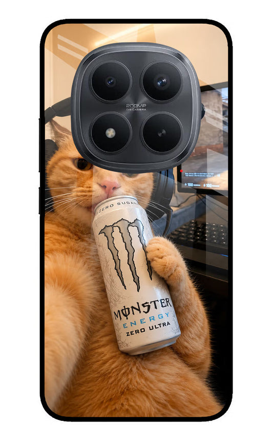 Gamer Cat Energy Redmi Note 15 Pro+ 5G Glass Case