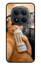 Gamer Cat Energy Redmi Note 15 Pro+ 5G Glass Case Back Cover by Casekaro
