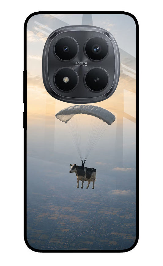 Skydiving Cow Redmi Note 15 Pro+ 5G Glass Case