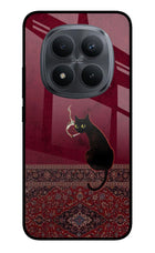 Midnight Cat Redmi Note 15 Pro+ 5G Glass Case