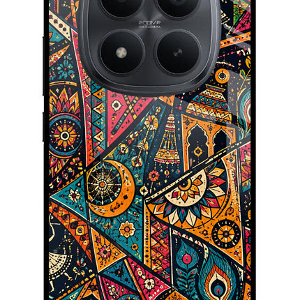 Folk Print Redmi Note 15 Pro+ 5G Glass Case