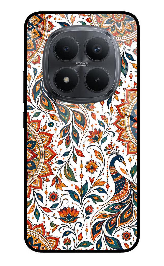 White Mayura Redmi Note 15 Pro+ 5G Glass Case