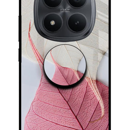 White Pink Leaf Redmi Note 15 Pro+ 5G Pop Case by Casekaro
