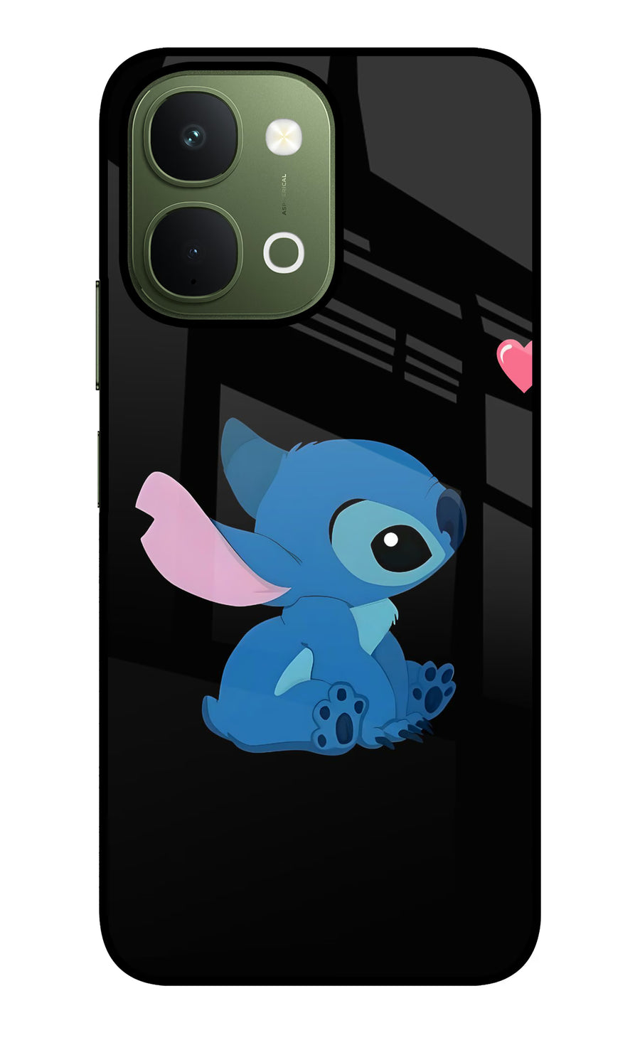 Stitch Crush Vivo T5x 5G Back Cover, Glass case