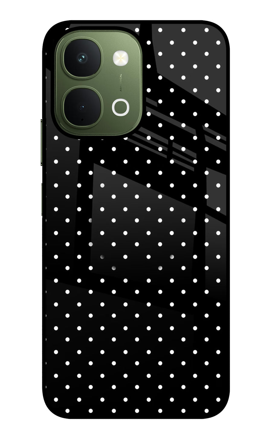 White Dots Vivo T5x 5G Pop Case, Glass case