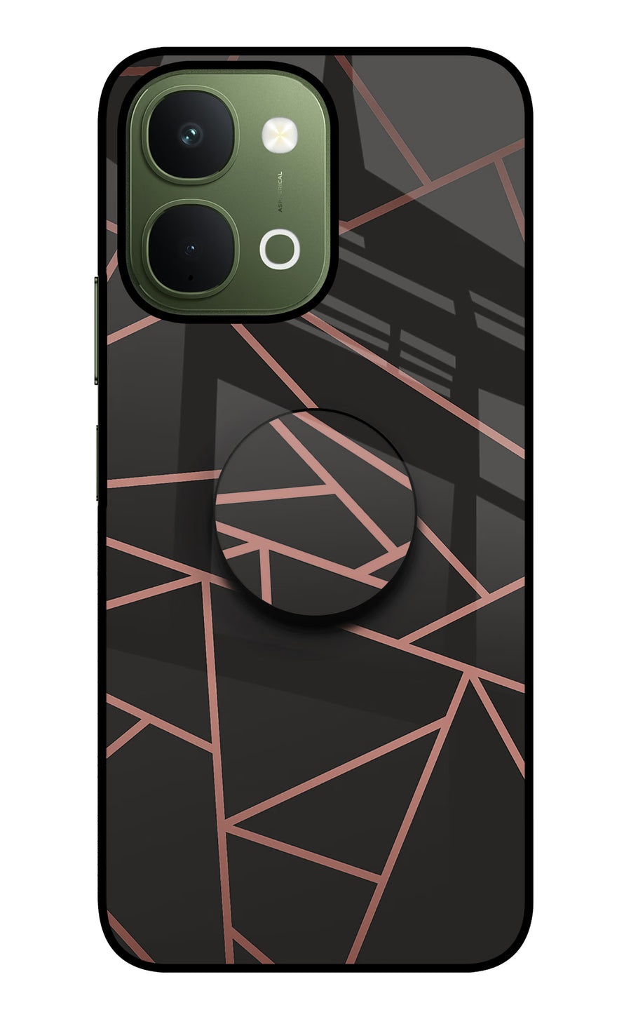 Geometric Pattern Vivo T5x 5G Pop Case, Glass case