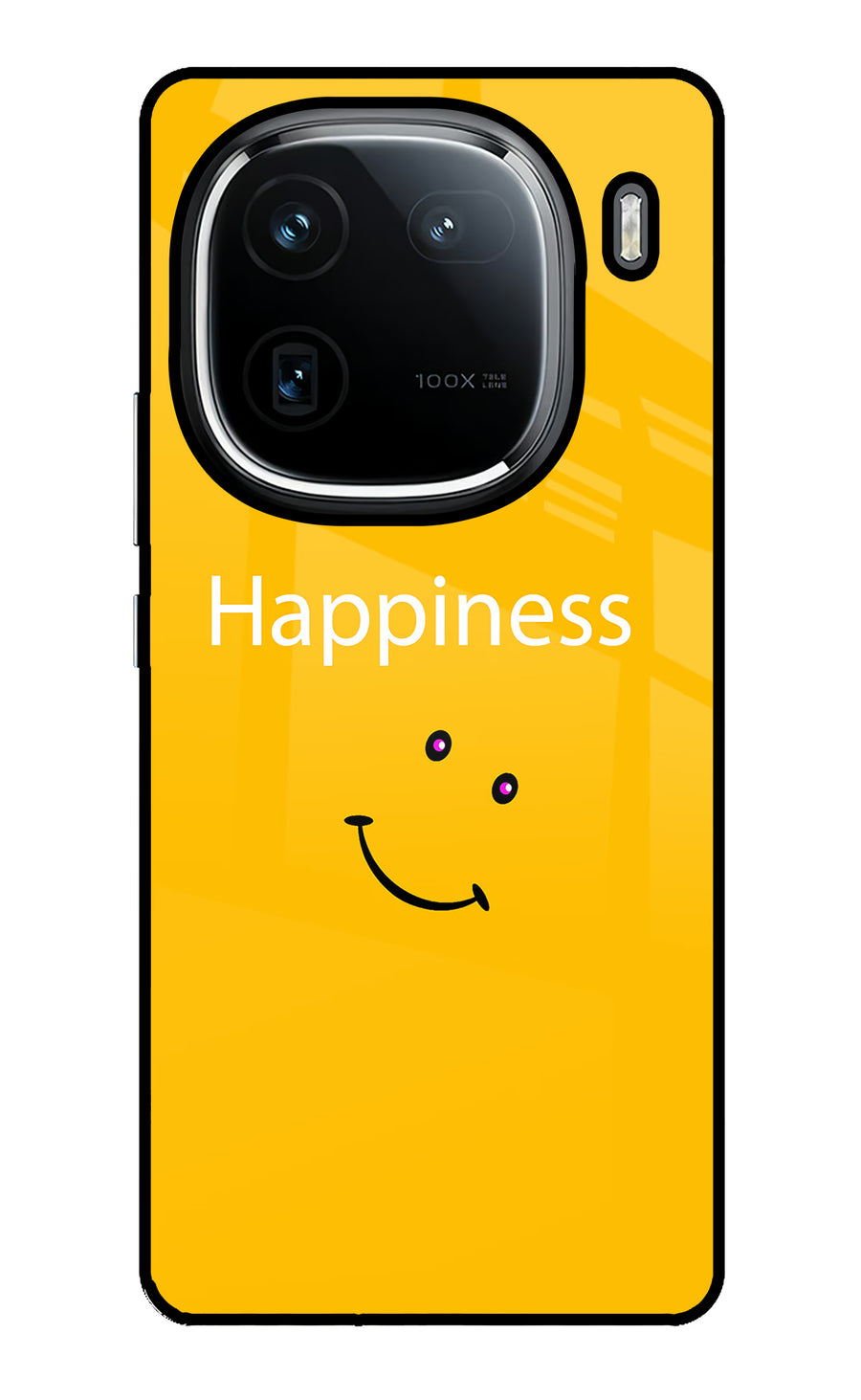 Happiness With Smiley iQOO 12 5G Back Cover, Glass case