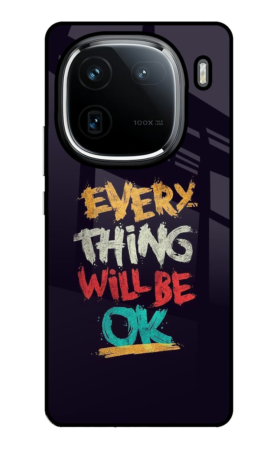Everything Will Be Ok iQOO 12 5G Back Cover, Glass case