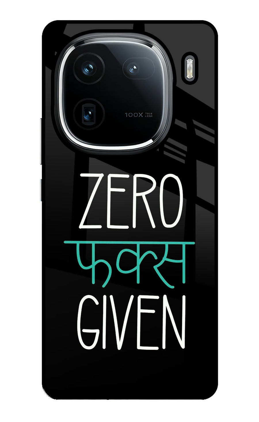 Zero Fucks Given iQOO 12 5G Back Cover, Glass case