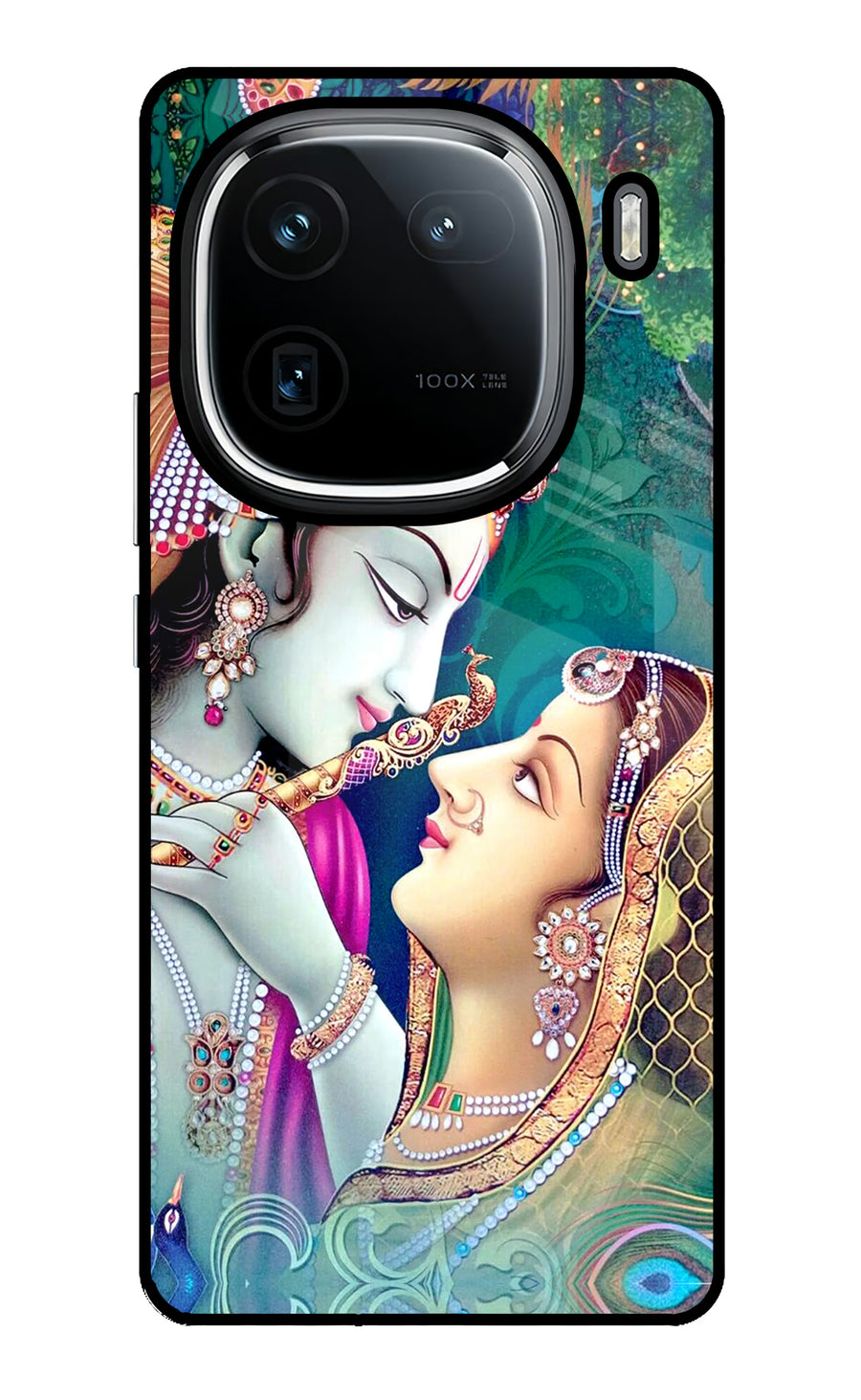 Lord Radha Krishna iQOO 12 5G Back Cover, Glass case