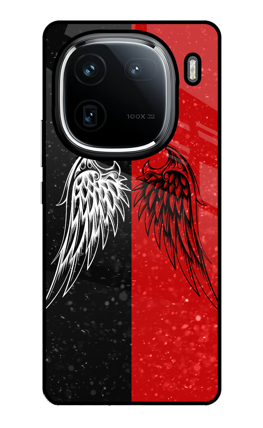 Wings iQOO 12 5G Back Cover, Glass case