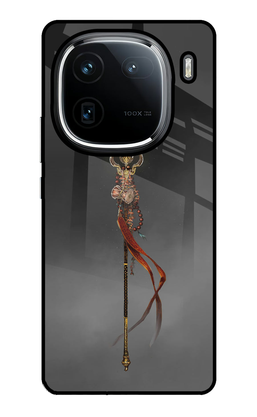 Shiv Trishul iQOO 12 5G Back Cover, Glass case