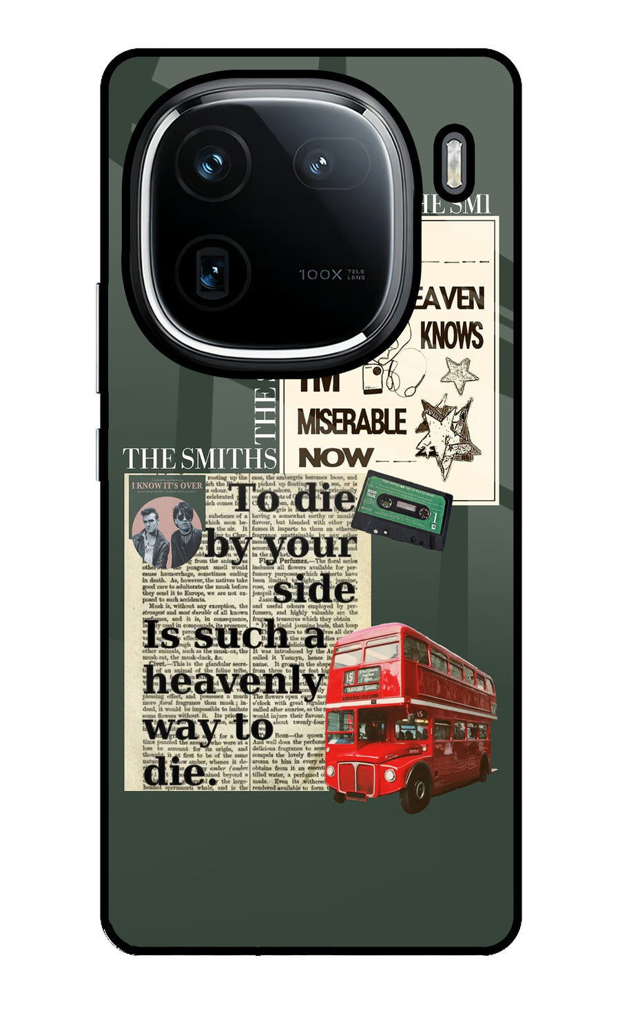 The Smiths iQOO 12 5G Back Cover, Glass case
