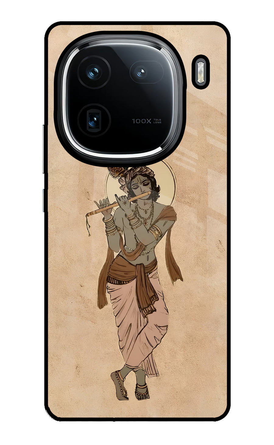 Krishna iQOO 12 5G Back Cover, Glass case