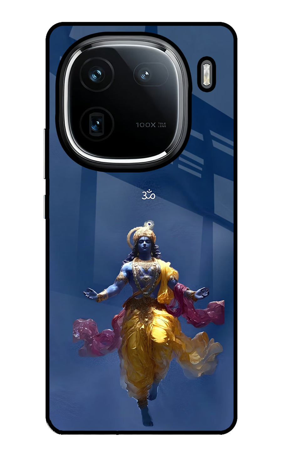 Cosmic Krishna iQOO 12 5G Back Cover, Glass case