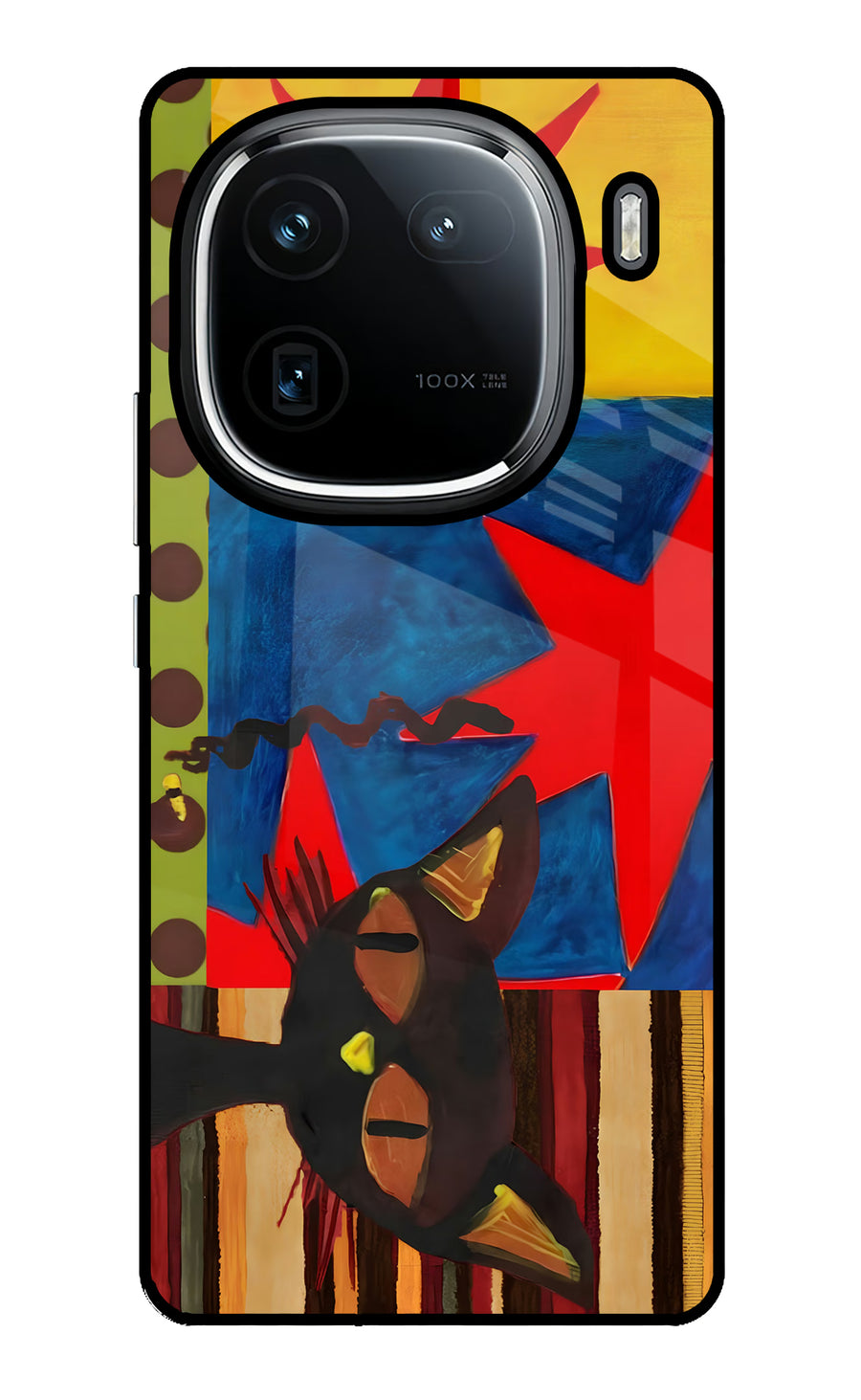 Pop Cat iQOO 12 5G Back Cover, Glass case