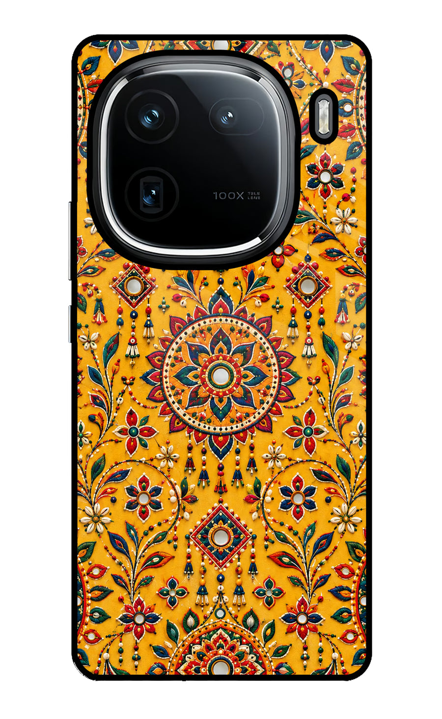 Sunlit Aura iQOO 12 5G Back Cover, Glass case