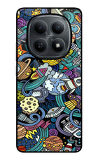 Space Abstract Redmi Note 15 5G Glass Case Back Cover by Casekaro