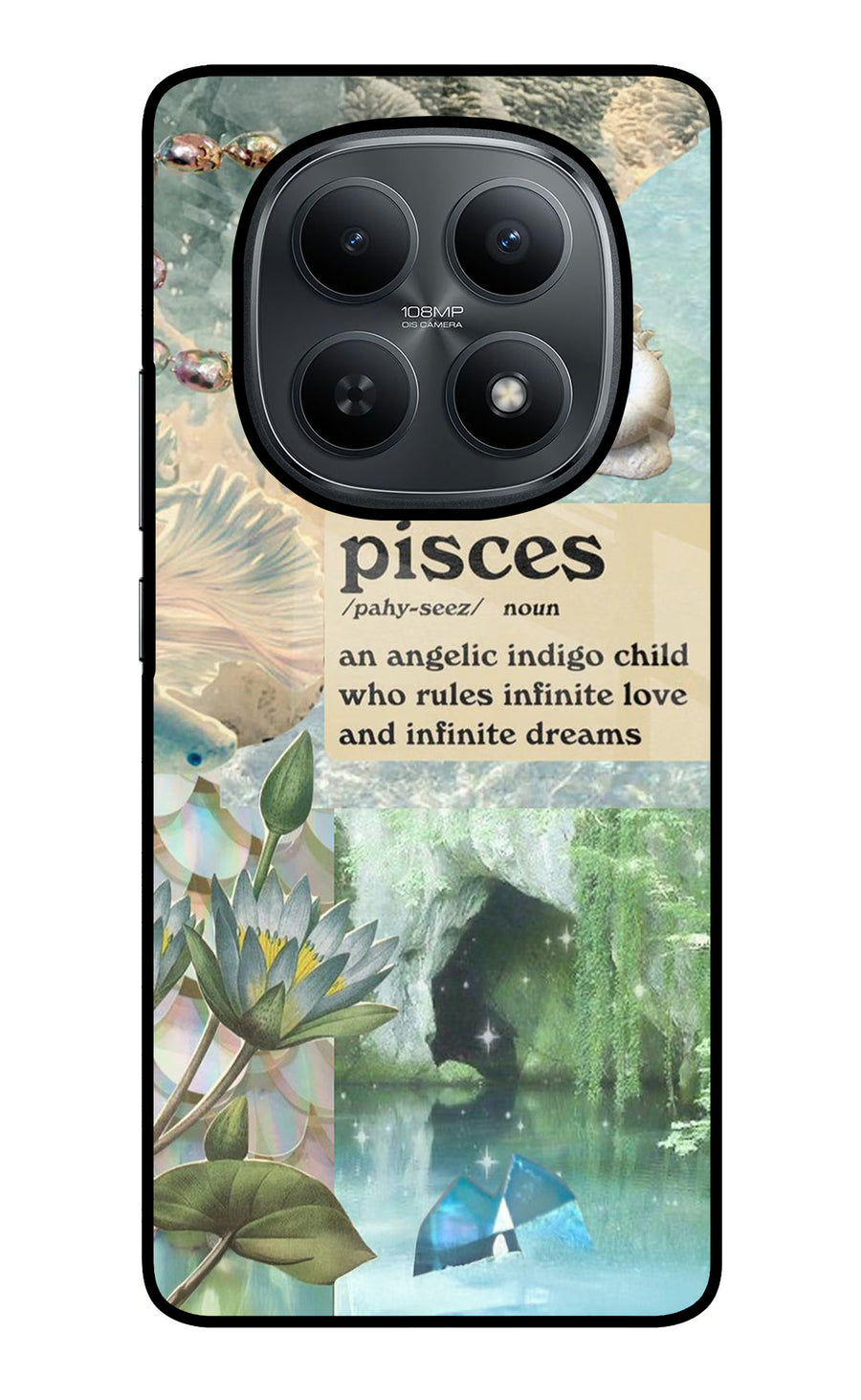 Pisces Zodiac Redmi Note 15 5G Back Cover, Glass case