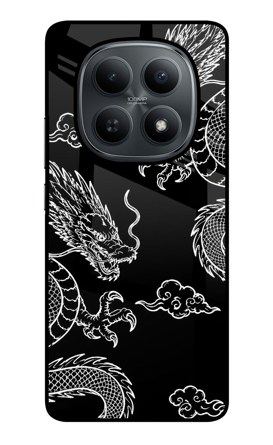 Twin Dragons Redmi Note 15 5G Back Cover, Glass case