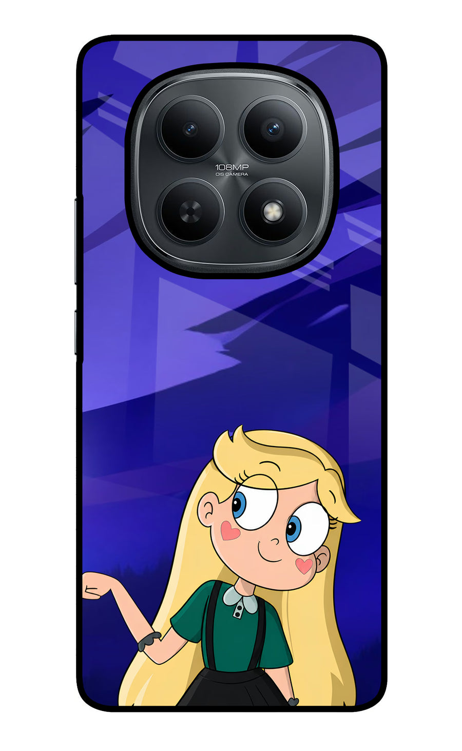 Star Glow Redmi Note 15 5G Back Cover, Glass case