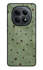 Green Stars Redmi Note 15 5G Glass Case Back Cover by Casekaro