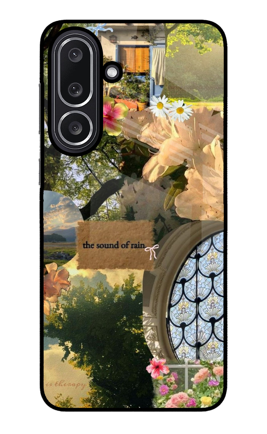 Rain Samsung M36 5G Back Cover, Glass case