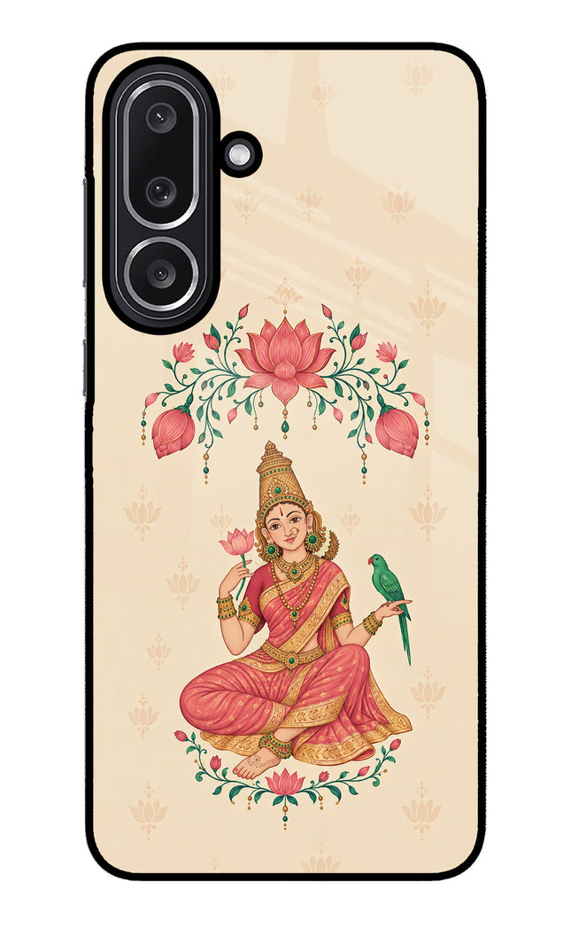 Goddess Lakshmi Samsung M36 5G Glass Case