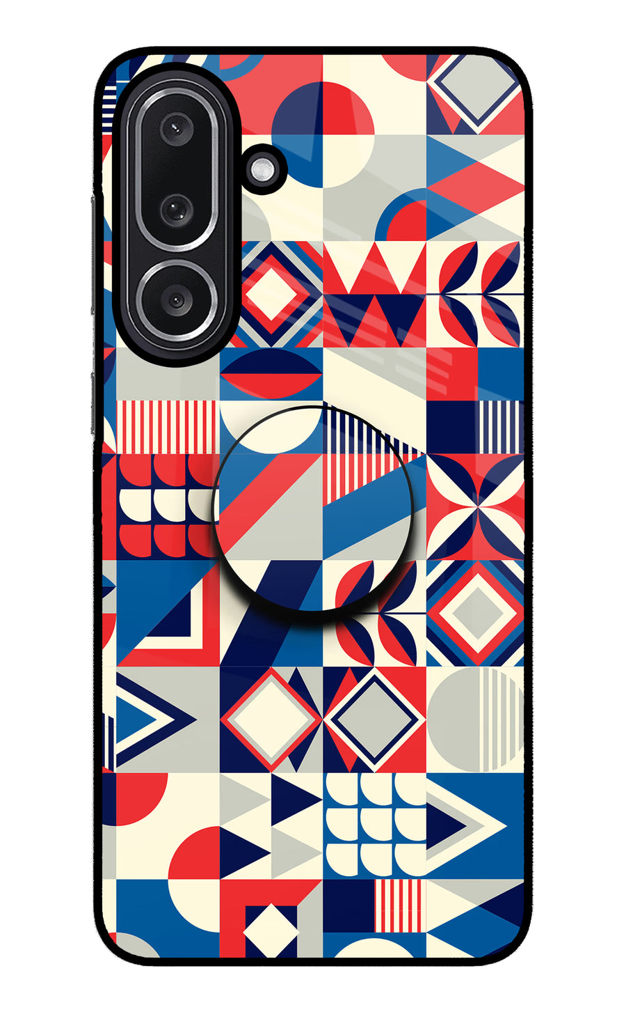 Colorful Pattern Samsung M36 5G Pop Case, Glass case