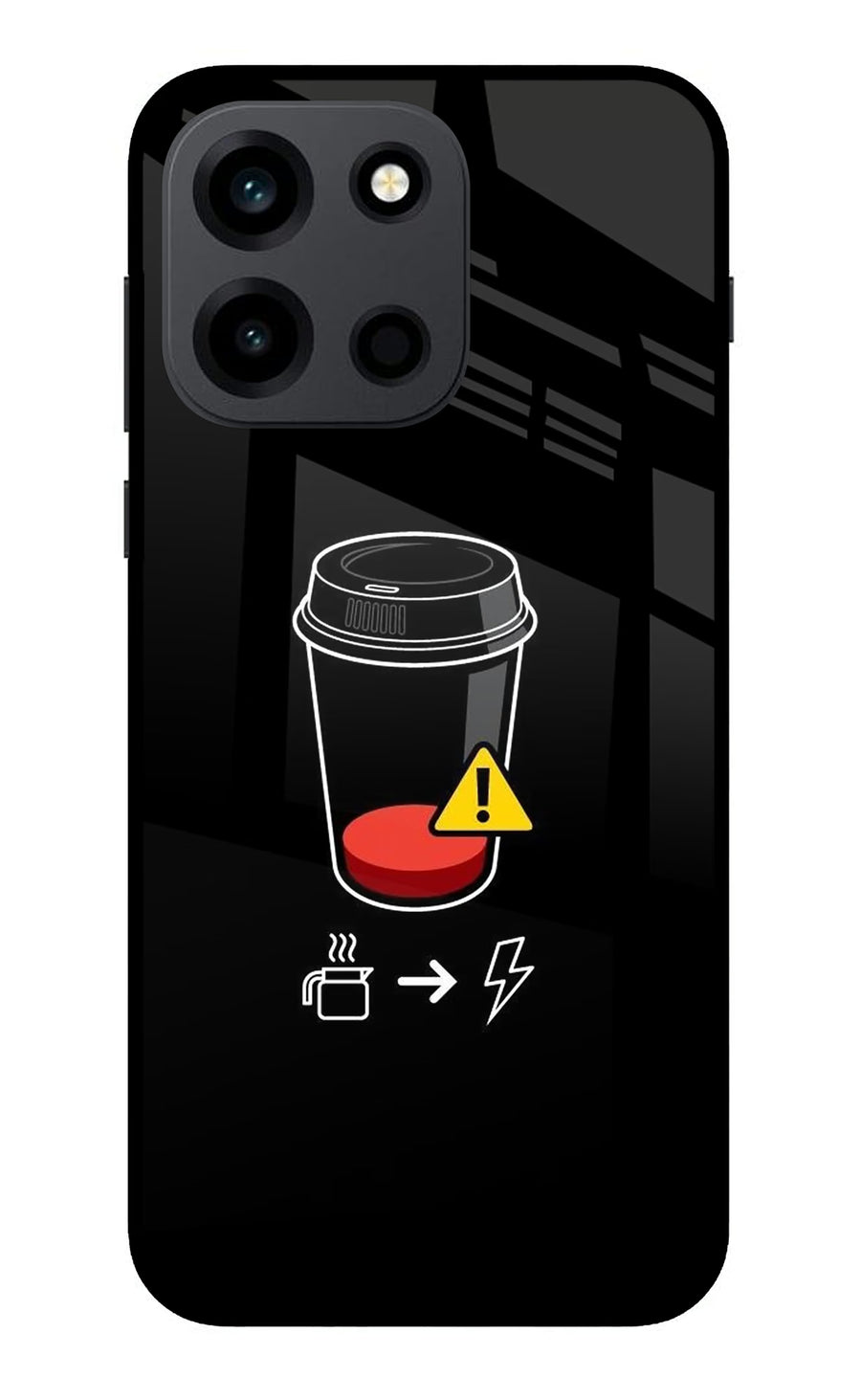 Coffee OnePlus Nord 6 Back Cover, Glass case