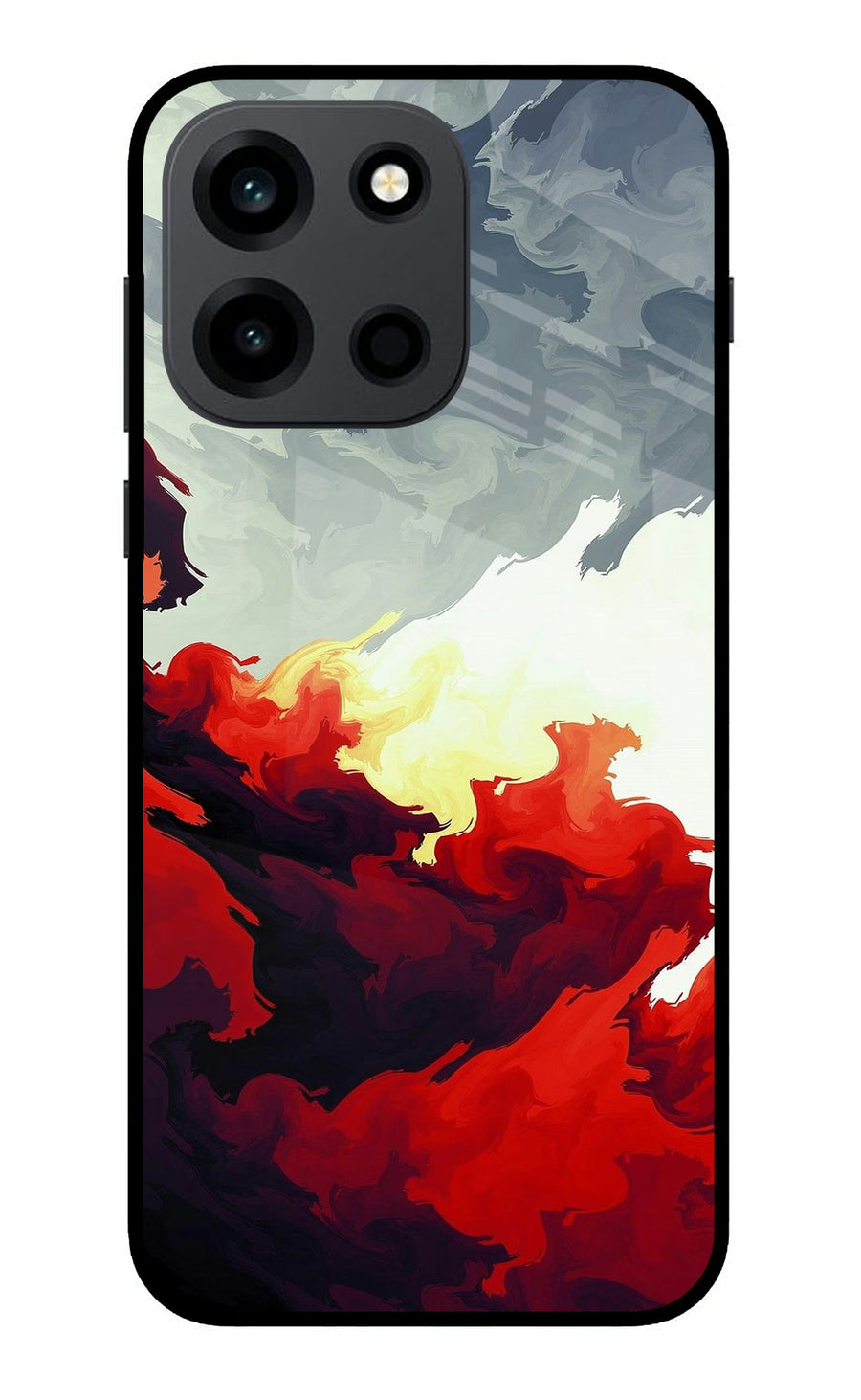 Fire Cloud OnePlus Nord 6 Back Cover, Glass case