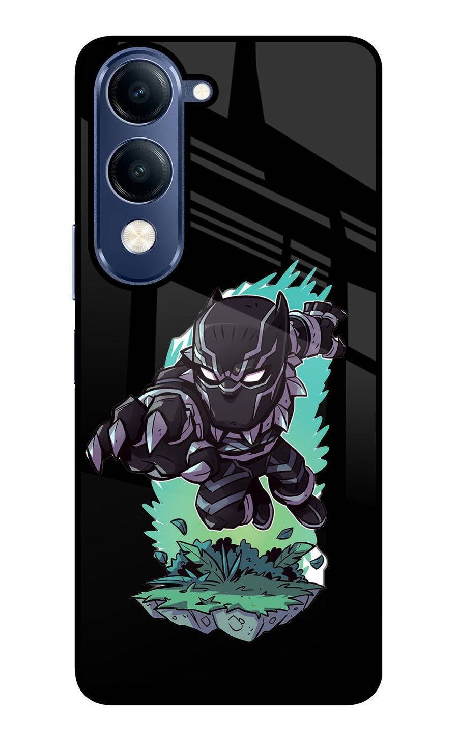 Black Panther Vivo T4 Lite 5G Back Cover, Glass case
