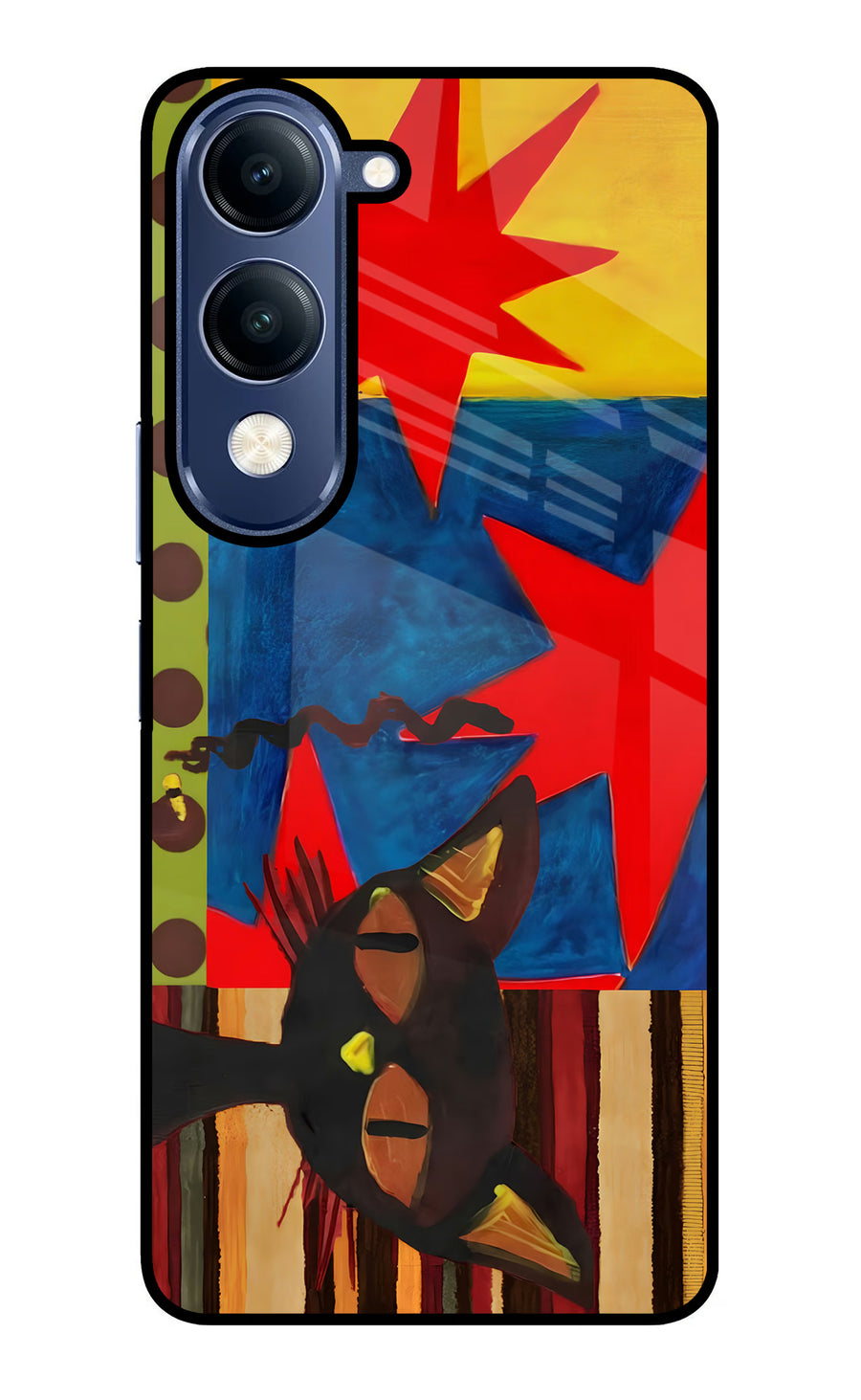 Pop Cat Vivo T4 Lite 5G Back Cover, Glass case