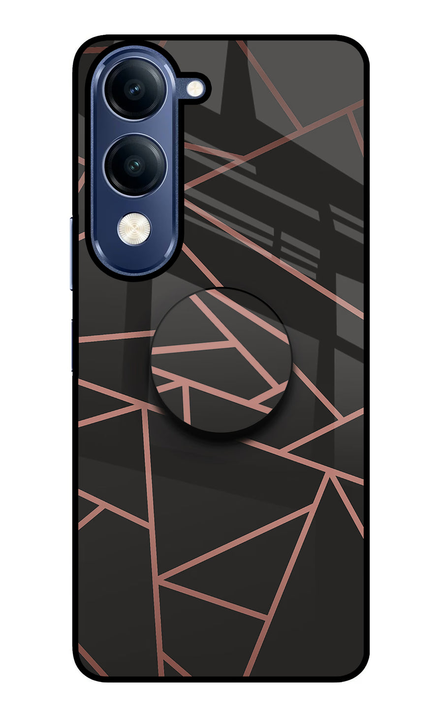 Geometric Pattern Vivo T4 Lite 5G Pop Case, Glass case