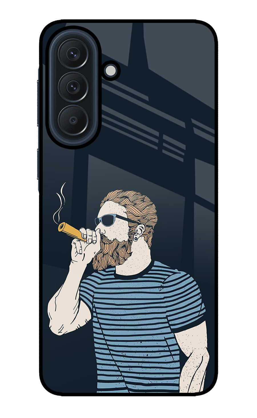 Smoking Samsung A57 5G Back Cover, Glass case