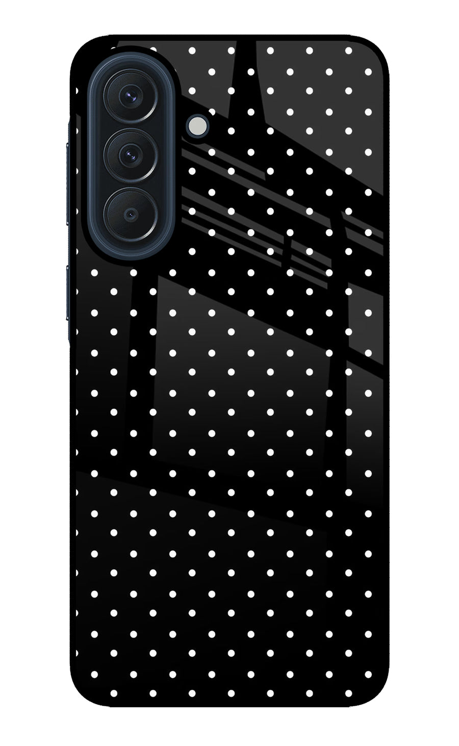 White Dots Samsung A57 5G Back Cover, Glass case