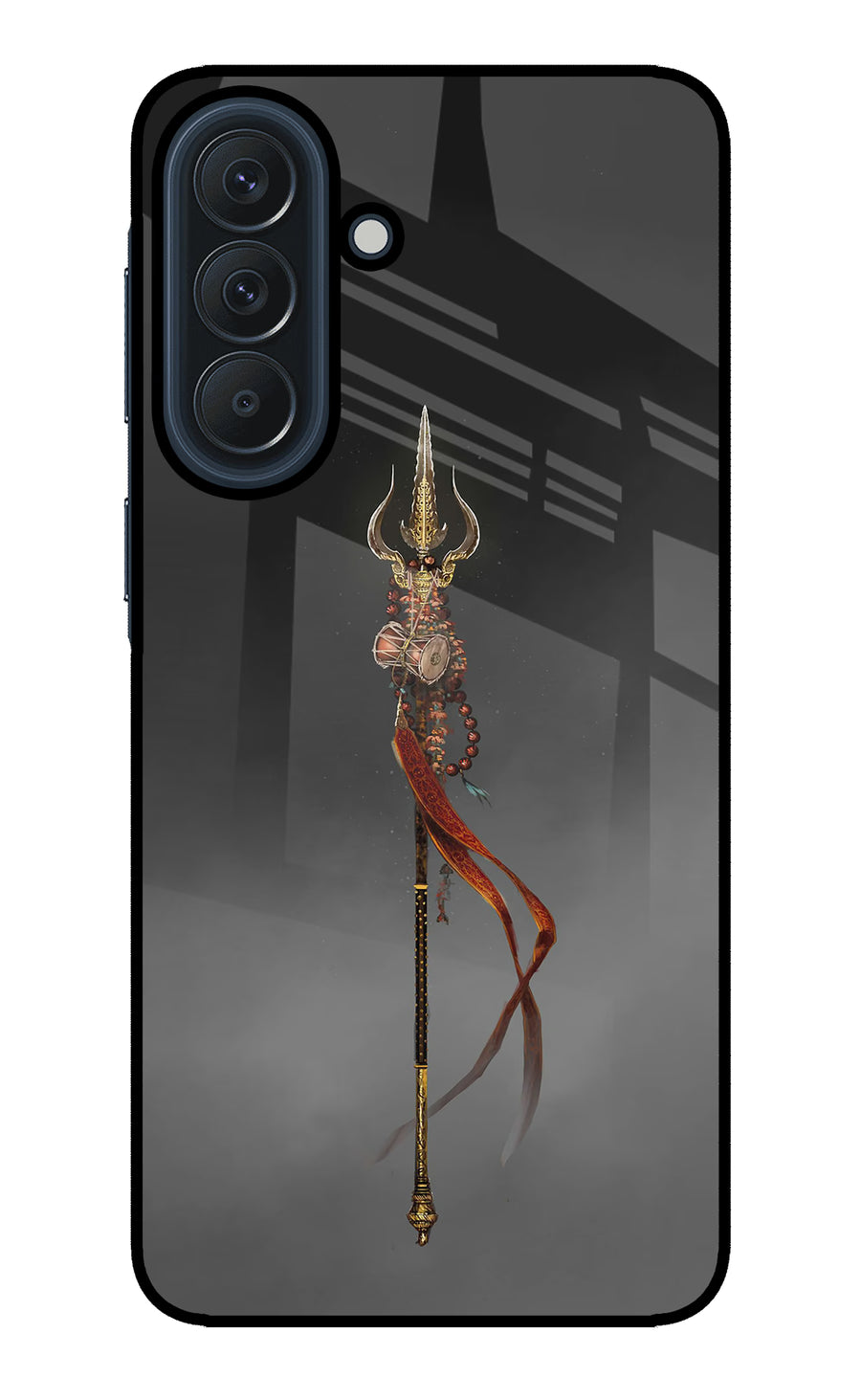 Shiv Trishul Samsung A57 5G Back Cover, Glass case
