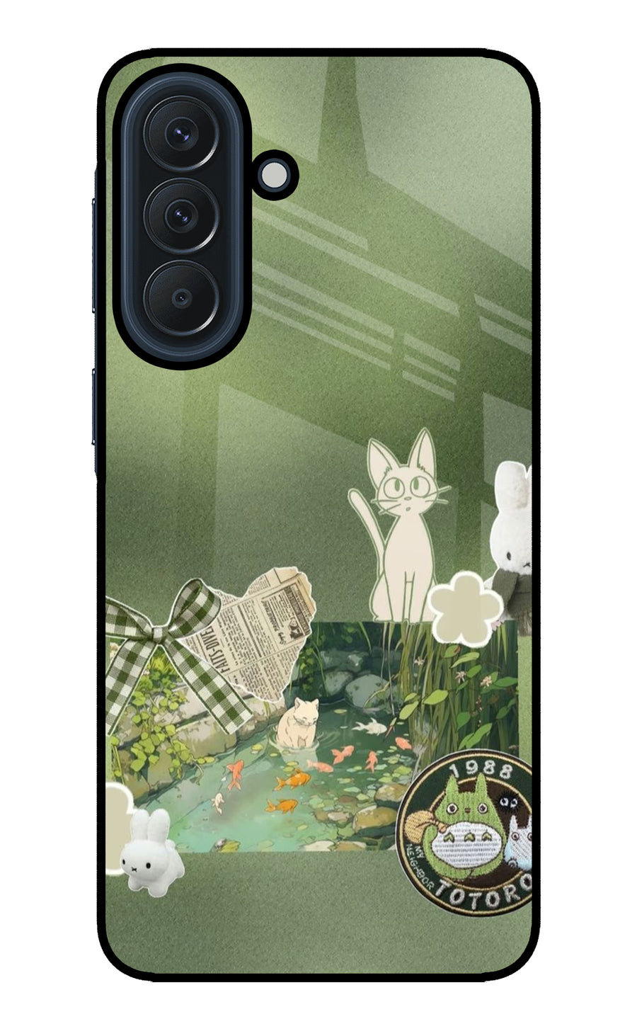 Aesthetic anime Samsung A57 5G Back Cover, Glass case