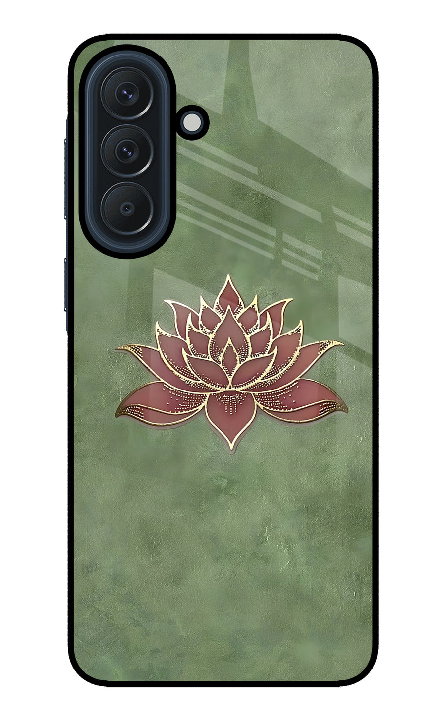 Lotus Grace Samsung A57 5G Back Cover, Glass case
