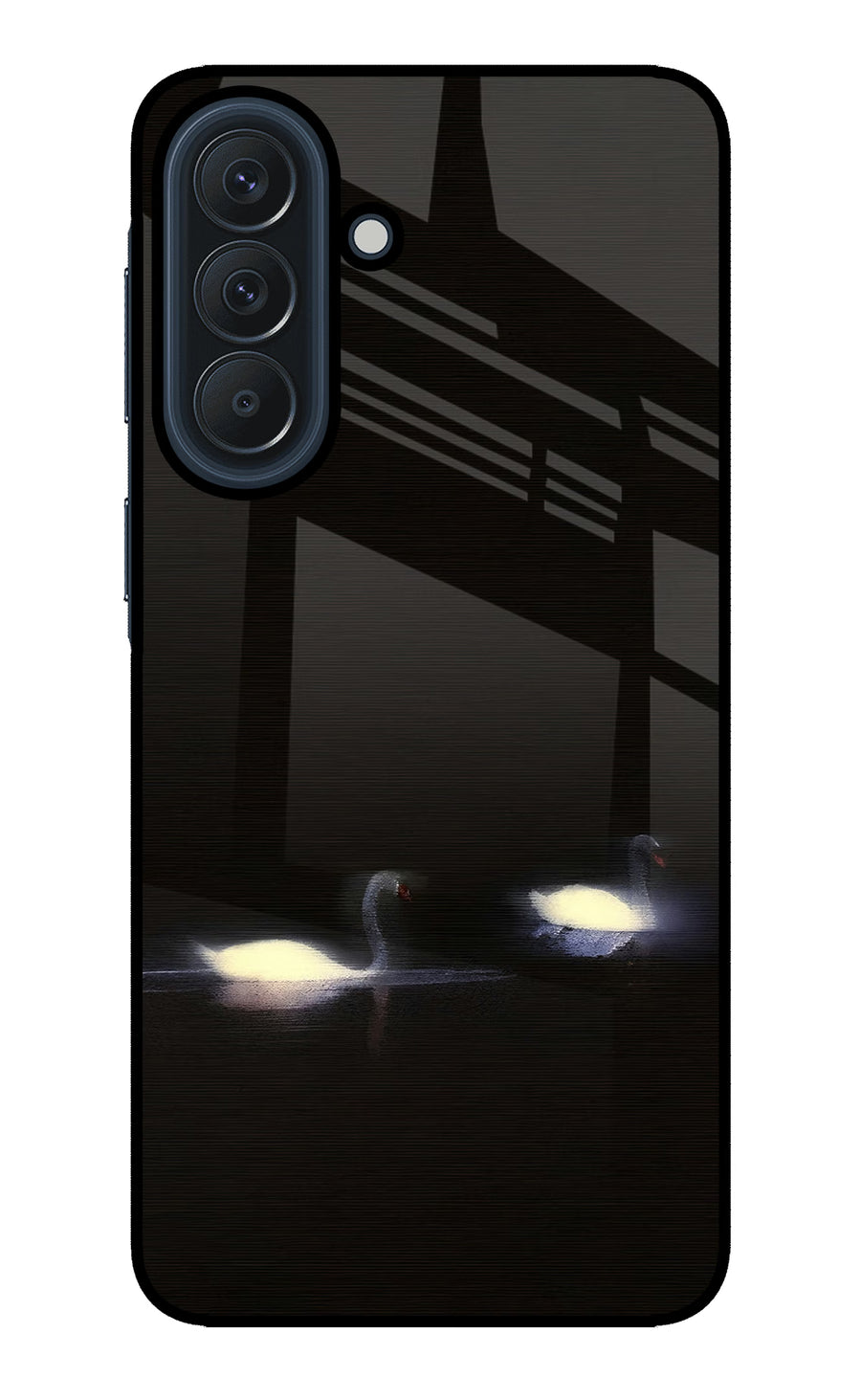 Silent Swans Samsung A57 5G Back Cover, Glass case